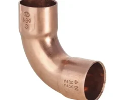 Kupfer Bogen 90° 2 Muffen 15mm 5002A 25 Stück