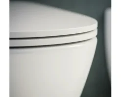 LAUFEN Wand-WC Set LUA Tiefspüler ohne Spülrand weiß glänzend mit WC-Sitz H8660800000001
