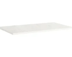 LAUFEN Waschtischplatte LIDA 80,6 x 46 x 2 cm Kompaktmarmor grau matt