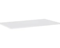 LAUFEN Waschtischplatte LIDA 80,6 x 46 x 1,5 cm Kompaktmarmor weiß matt