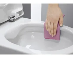 LAUFEN Wand-WC Set Pro Tiefspüler ohne Spülrand weiß glänzend mit WC-Sitz H8669510000001