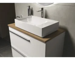 LAUFEN Waschtischplatte LIDA 80,4 x 46,4 cm Casella Eiche Natur
