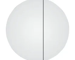 LED Spiegelschrank DSK Silver Ring Ø 60 cm silber IP 24