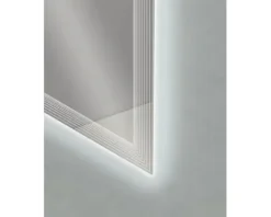 LED Badspiegel Multimedia mit Touch Bluetooth Antifog und FM Radio inkl. Spiegelheizung und Lautsprecher 50x90 cm