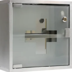 Medizinschrank / Arzneischrank im Klassischen Design aus rostfreiem Edelstahl