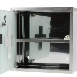 Medizinschrank / Arzneischrank im Klassischen Design aus rostfreiem Edelstahl