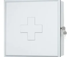 Medizinschrank Sieper weiß/silber 39x39 cm