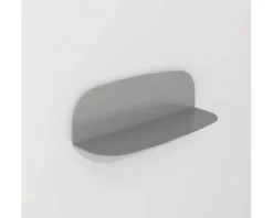 Metallablage Devo Oval BxHxT 30x9.1x9.1 cm grau