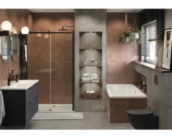 MIRAVA Feinsteinzeug Wand- und Bodenfliese MANHATTAN Grey 60 x 60 x 0,9 cm matt rektifiziert
