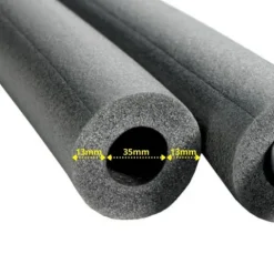 1m Isolierschlauch Ø 35 mm x 13 mm Dämmung 50% Fe GEG
