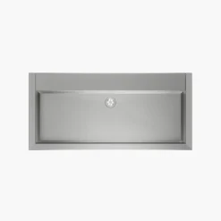 NOVUM 100 schwarz Edelstahl Ausgussbecken