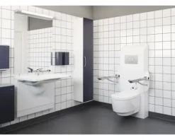 Pressalit Montageelement SELECT TL4 für WC Bauhöhe 1,344 m höhenverstellbar mit Wandablauf R9124000