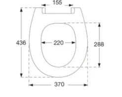 Pressalit WC-Sitz Calmo weiß Absenkautomatik 556000-BZ599956