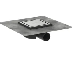 Punktablauf hansgrohe RainDrain Spot 150/150 edelstahl gebürstet 56055800