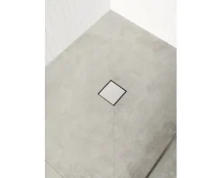 Punktablauf hansgrohe RainDrain Spot 150/150 edelstahl gebürstet rückseitig befliesbar 56112800