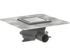 Punktablauf hansgrohe RainDrain Spot Plus 150/150 edelstahl gebürstet 56225800