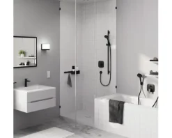 Punktablauf hansgrohe RainDrain Spot Plus 150/150 edelstahl gebürstet einseitig befliesbar 56226800