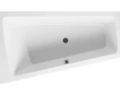 Raumsparbadewanne DURAVIT Paiova 100 x 170 cm weiß glatt 700212000000000