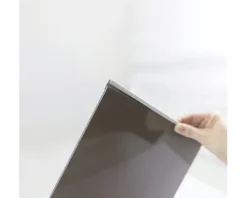 Rückwand Abschlussprofil für Decodesign gerade schwarz Länge 255 cm