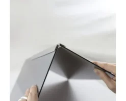 Rückwand Profil Ecke für Decodesign innen schwarz Länge 255 cm