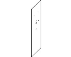 Rückwandpanel links weiß für Black Zen und Silver Zen Rechteck 80 x 110 cm