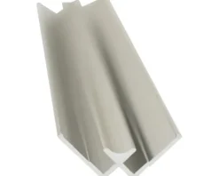 Rückwand Profil Ecke für Decodesign innen chrom Länge 210 cm