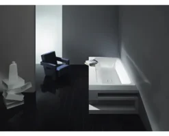 Rechteckbadewanne KALDEWEI ASYMMETRIC DUO 740 80 x 170 cm alpinweiß glänzend Antirutschbeschichtung 274030000001