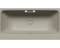 Rechteckbadewanne KALDEWEI ASYMMETRIC DUO 740 mit Griffbohrungen 80 x 170 cm warm grey 60 matt 274010110671