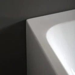 Rechteckige Badewanne glänzend weiß | Dorotea