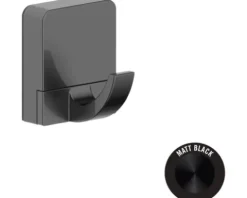 REIKA Haken Ovaro magnetisch schwarz matt ohne Montageplatte