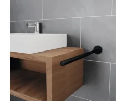 REIKA Handtuchstange SAKU ausziehbar schwarz matt