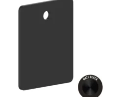 REIKA Montageplatte Ovaro für Magnetaccessoires 40 x 50 mm schwarz matt