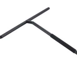REIKA Duschabzieher TONE mattschwarz pulverbeschichtet inkl. Halter aus Silikon