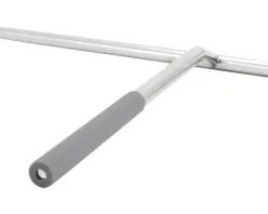 REIKA Duschkabinenabzieher TAMA mit Halter 40 cm grau/edelstahl Halter aus Silikon