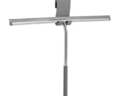 REIKA Duschkabinenabzieher TAMA mit Halter 40 cm grau/edelstahl Halter aus Silikon