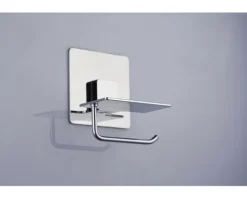 REIKA Montageplatte Ovaro für Magnetaccessoires 12x12 cm edelstahl poliert
