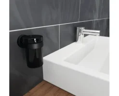 REIKA Zahnputzbecher SAKU schwarz matt