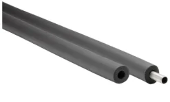 Rohrisolierung, Rohrdämmung - 2m, flexibler Dämmstoff aus geschlossenzelligem Schaum, schwarz - 48 x 24 mm