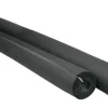 Rohrisolierung, Rohrdämmung - 2m, selbstklebend, flexibler Dämmstoff aus geschlossenzelligem Schaum, schwarz - 18 x 10 mm