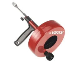 Rohrreiniger Virax mit Trommel Ø 6,4 mm, Länge 7,5 m