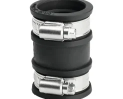 Rohrverbinder flexibel Kunststoff schwarz 24 mm - 32 mm