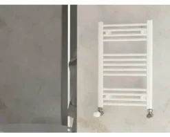 Rotheigner Badheizkörper SOLID 700 x 450 mm weiß Anschluss Beidseitig unten
