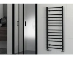 Rotheigner Badheizkörper Standard 1220 x 500 mm schwarz Anschluss Beidseitig unten