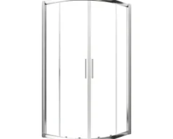 Runddusche SCHULTE Kristall/Trend ExpressPlus R550 80x80 cm Klarglas Profilfarbe chrom