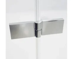 Runddusche Drehtür Breuer Panorama R550 80x80 cm Klarglas Profilfarbe chrom