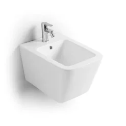 Sanitärkeramik Wand-Bidet in glänzend weißer Farbe | Rock