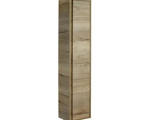 Sanox Hochschrank Porto 160x35x27 cm Natur-Eiche
