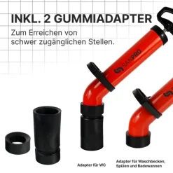 Sanpro Druckrohrreiniger / Abflussreiniger Pumpe / Rohrreinigungspumpe