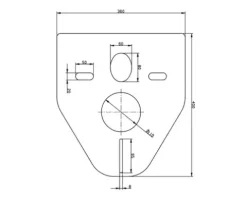 Schallschutzset für Wand WC und Bidet