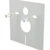 Schallschutz-Set für Wand-WC eckig